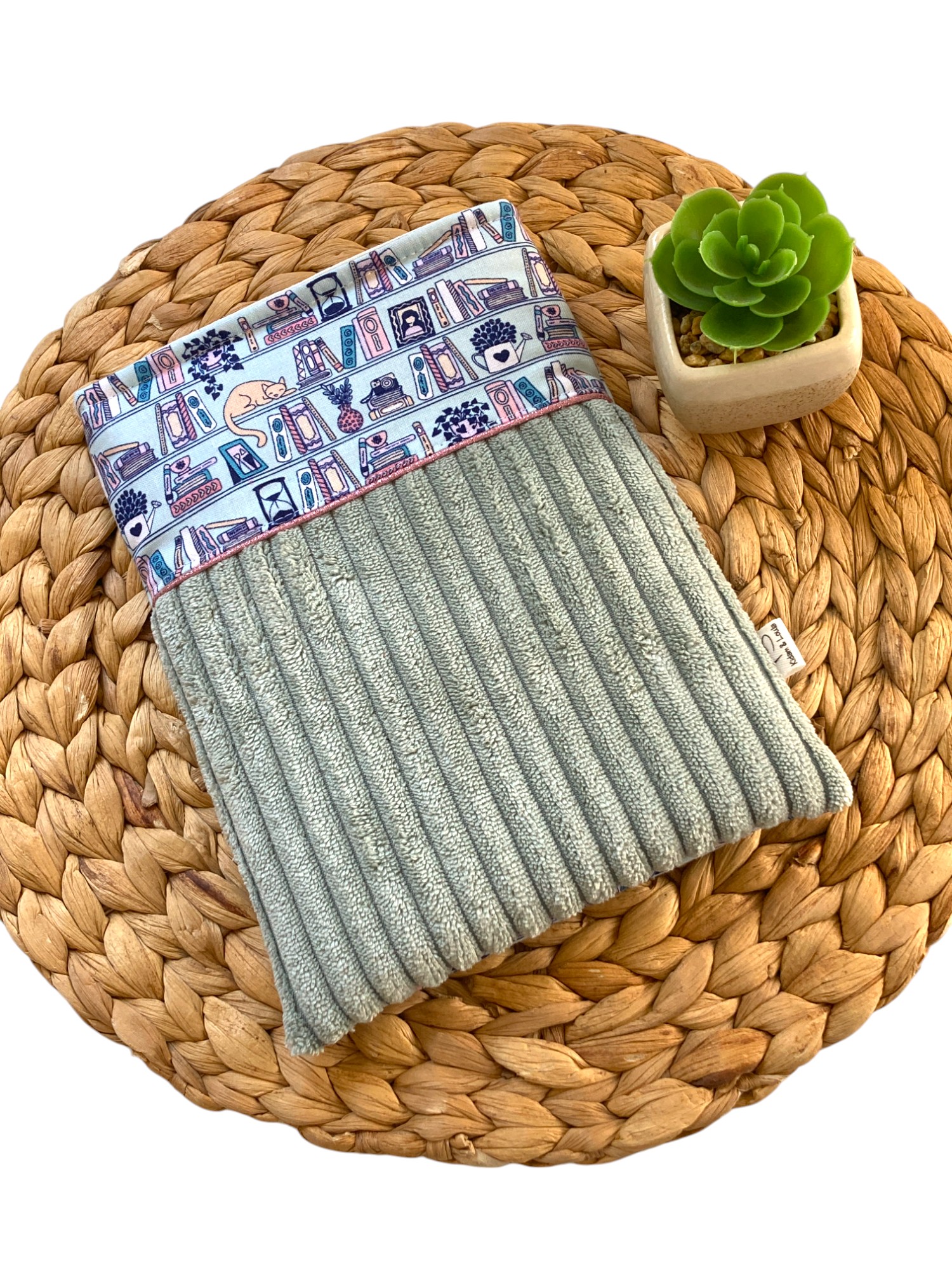 Les pochettes à livres (M) - velours & coton – Image 5